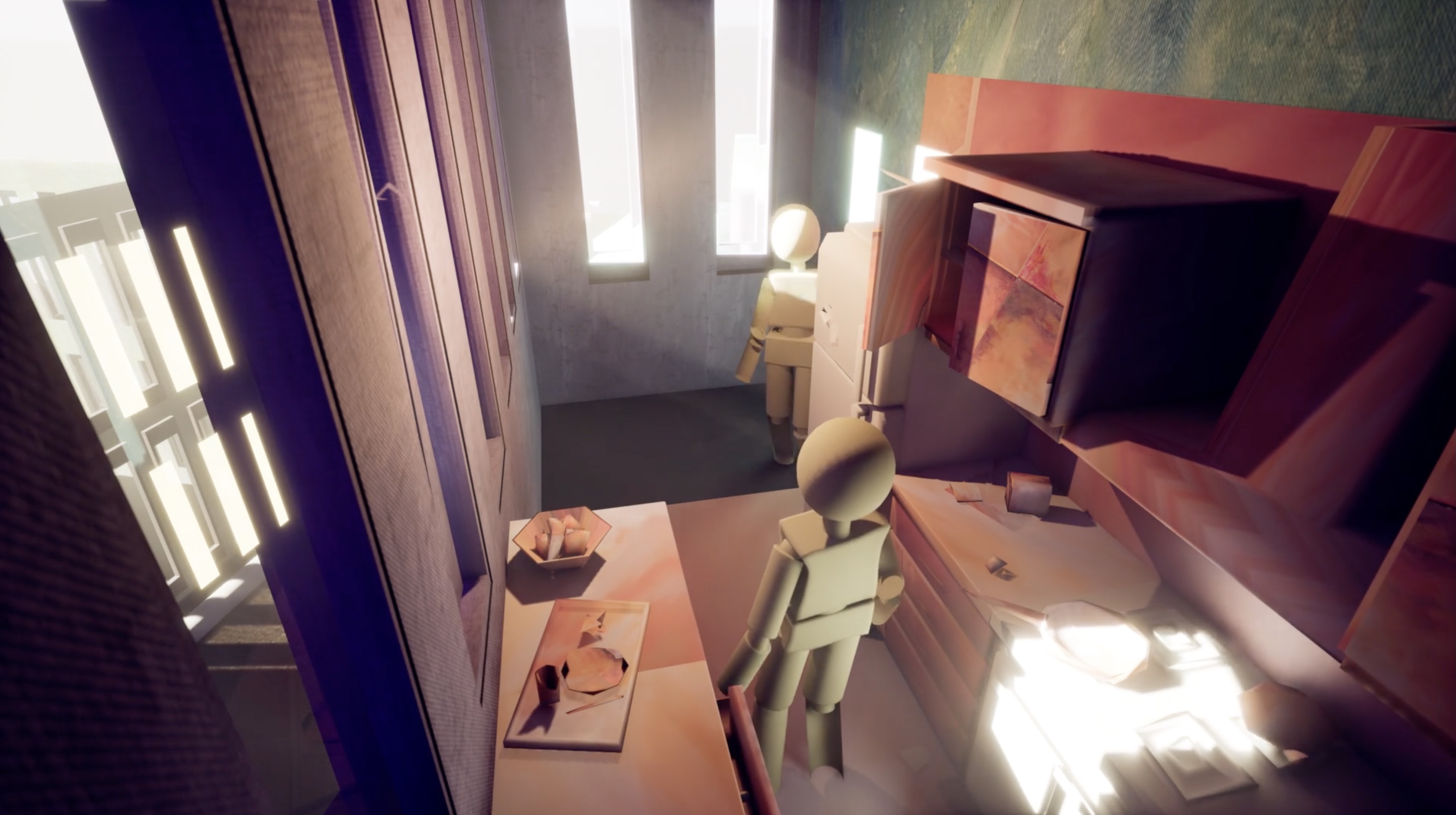 3D interior animation study
