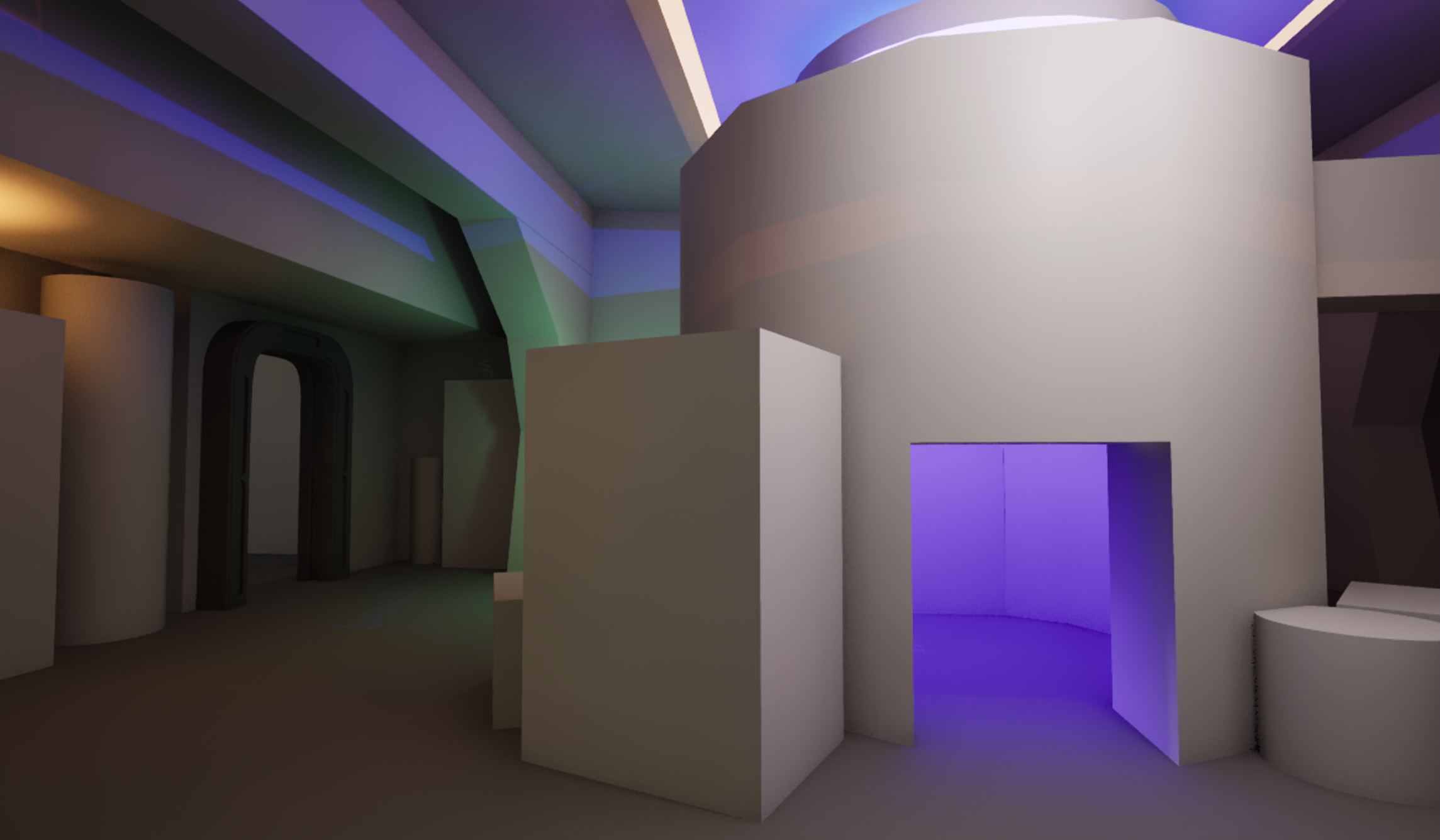 3D engineering environment lighting study